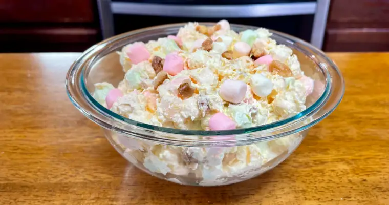 Spring Fruit Pudding Salad