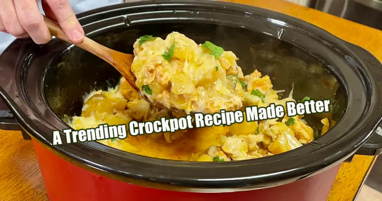 Crockpot Garlic Parmesan Chicken & Potatoes