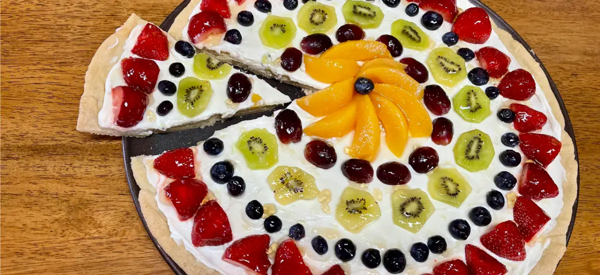 Fruit Cookie Pizza Dessert