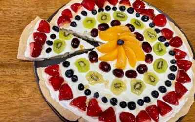Fruit Cookie Pizza Dessert