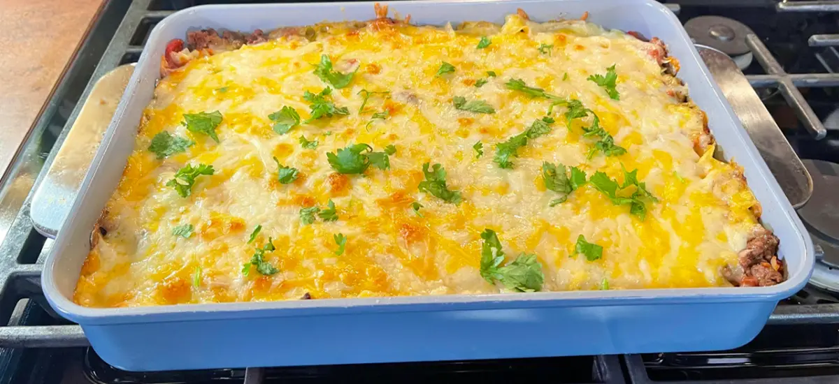 Ground Beef Lombardi Casserole