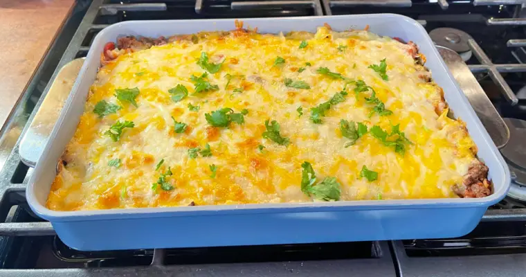 Ground Beef Lombardi Casserole