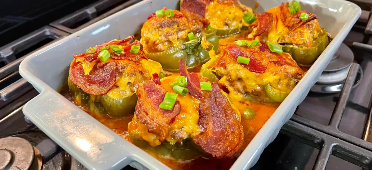The Best Meatloaf Stuffed Peppers