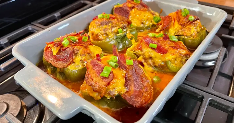 The Best Meatloaf Stuffed Peppers