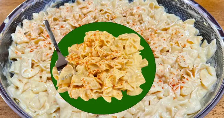 Noodles Romanoff Creamy Side Dish