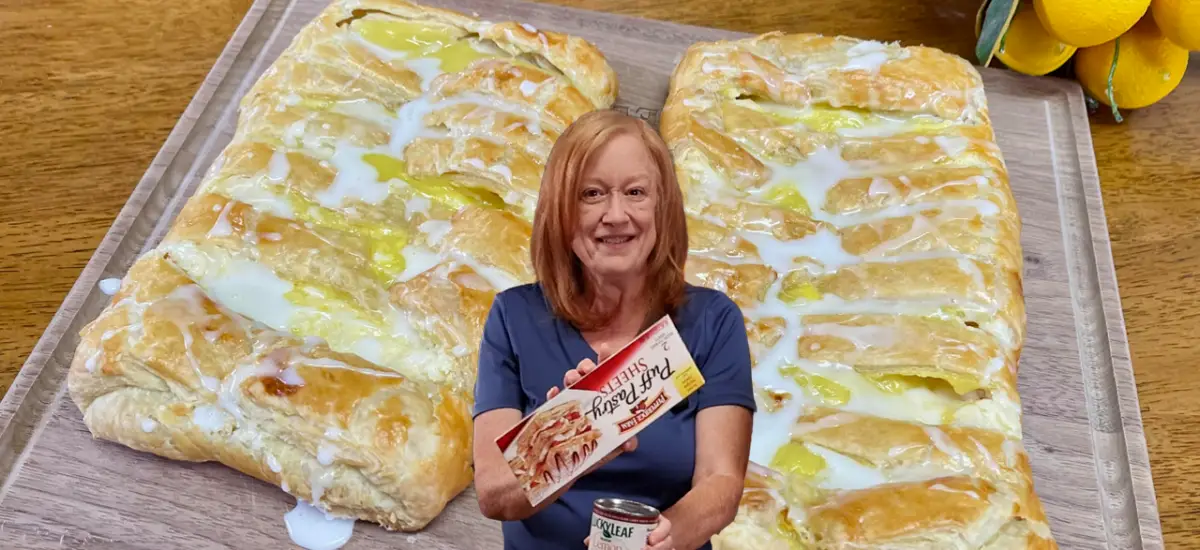 Puff Pastry Lemon Cream Cheese Danish