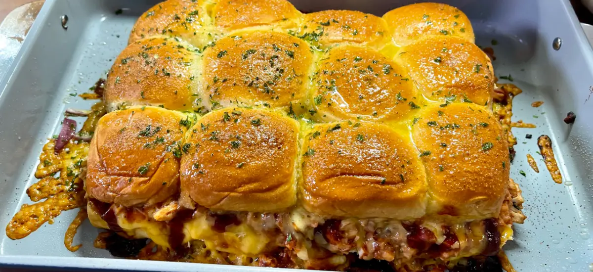 Saucy BBQ Chicken Sliders