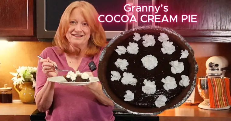 Granny’s Cocoa Cream Pie
