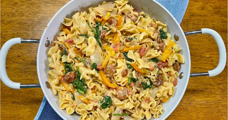 Creamy Chicken Sausage Pasta