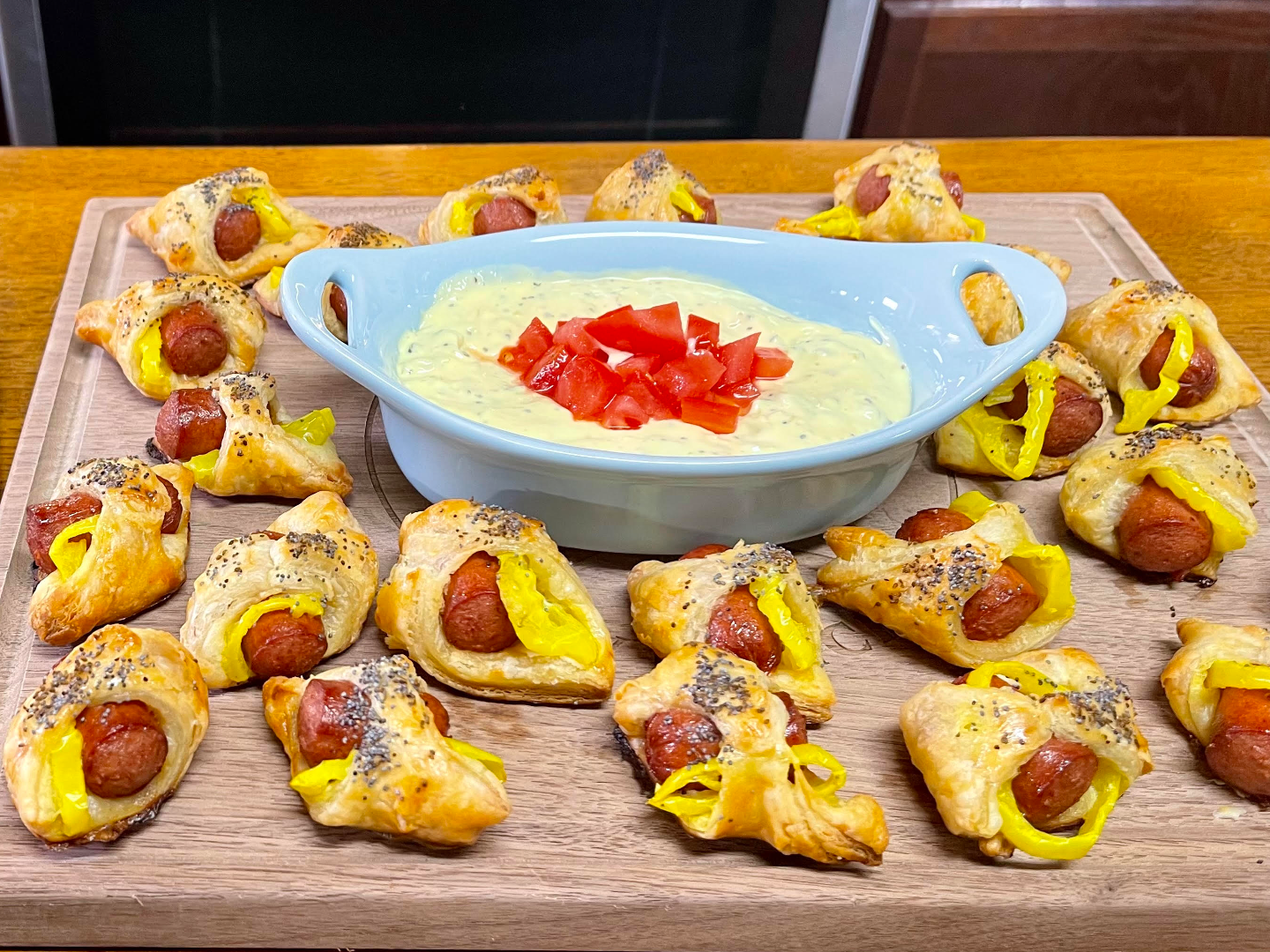 Pigs in a Blanket – Chicago Hotdog Style