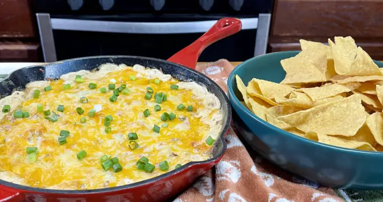 Loaded Baked Cowboy Dip Appetizer