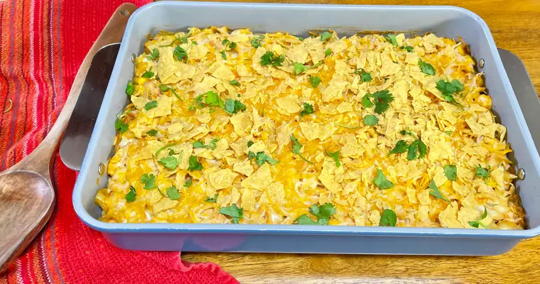 Tex-Mex Chicken Noodle Casserole